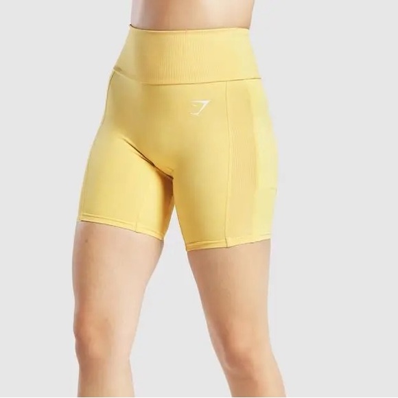 Yellow Gymshark Sol Lift Short Set - Picture 6 of 10